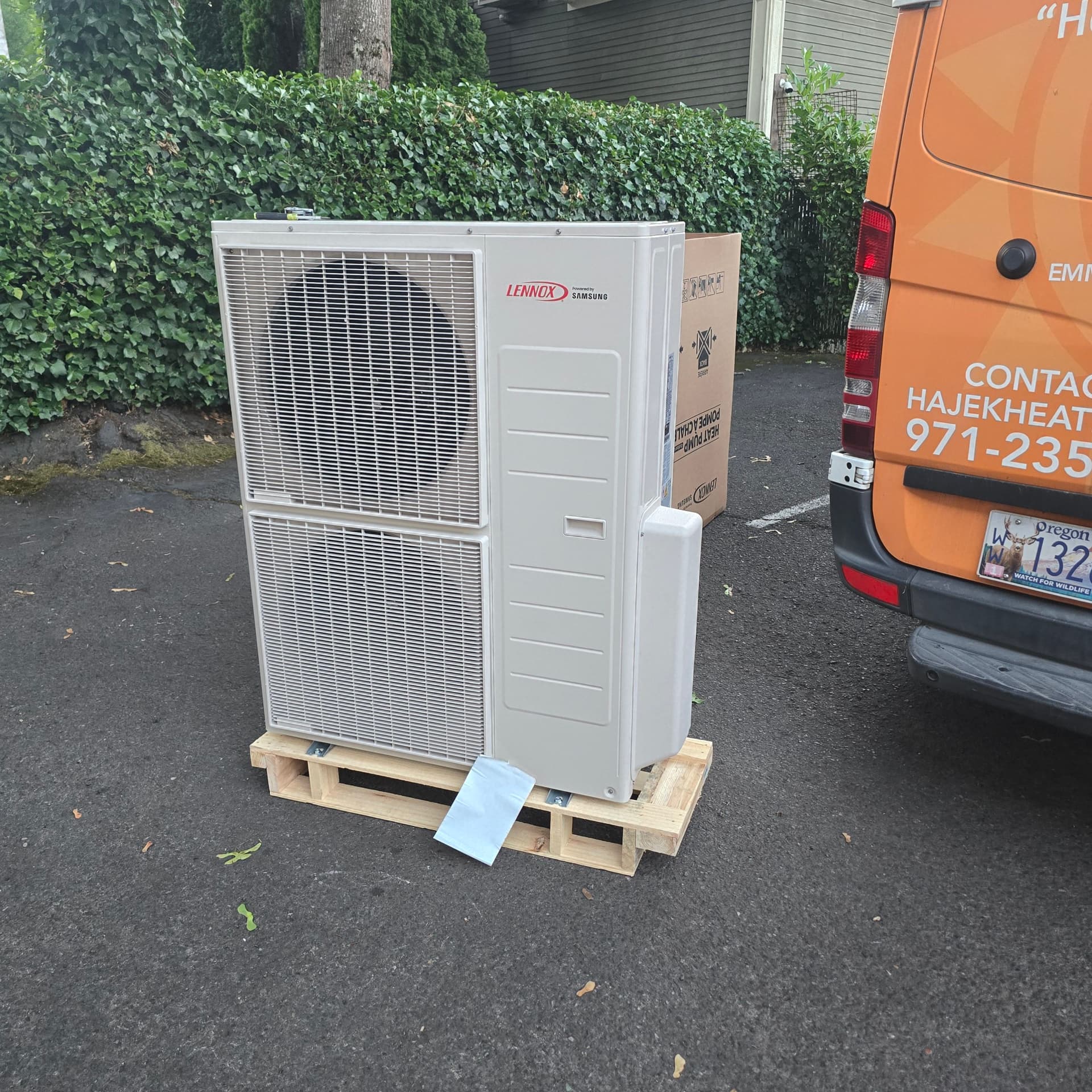 Lennox Multi-Zone Ductless Mini Split Install in Portland image