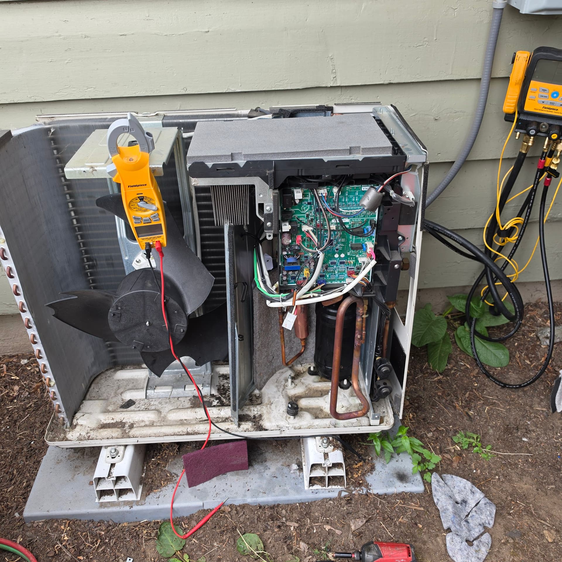 Mitsubishi Mini Split Compressor and Fan Replacement Done Right image