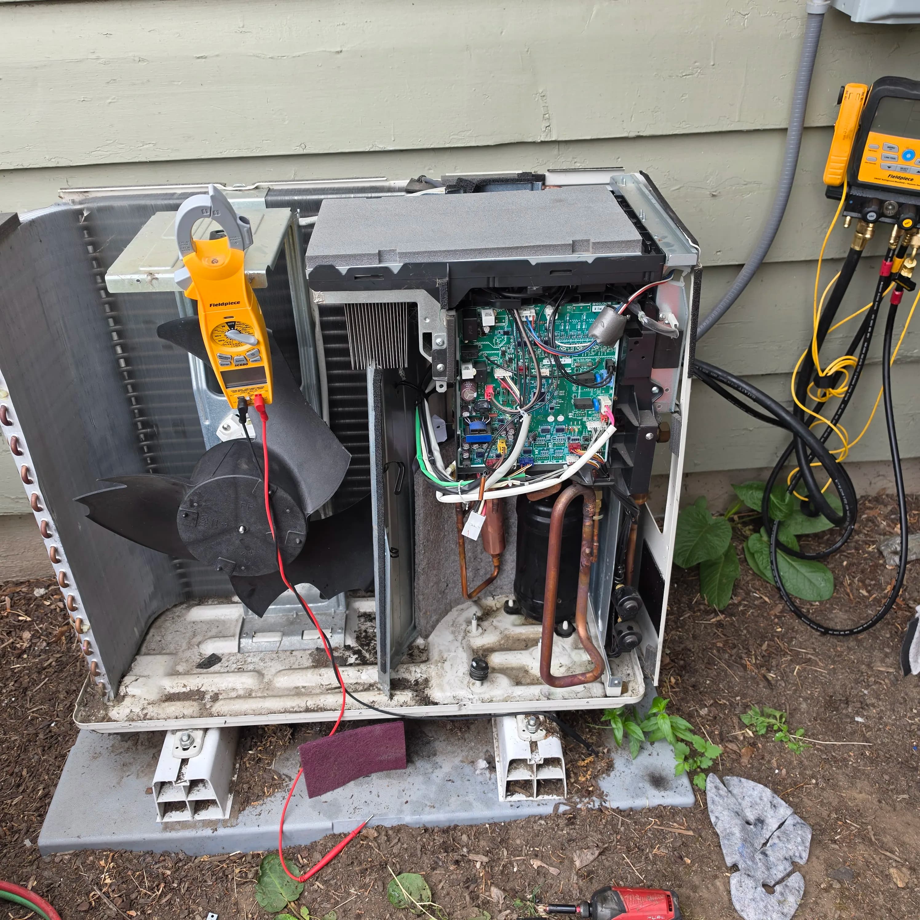 Project Mitsubishi Mini Split Compressor and Fan Replacement Done Right image