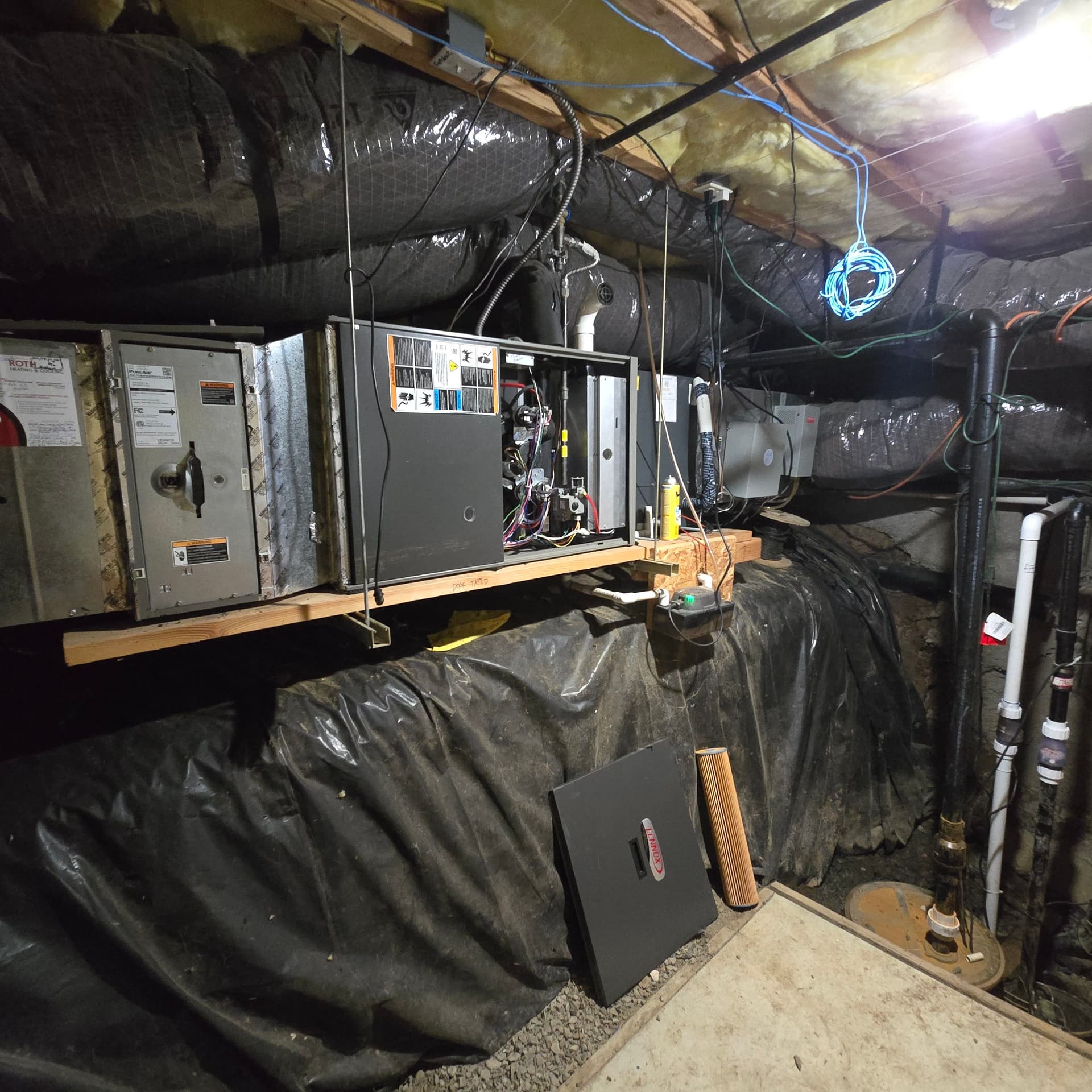Gallery photos for Diagnosing a Lennox Furnace and Goodman Heat Pump Before Things Get Worse: Image #1