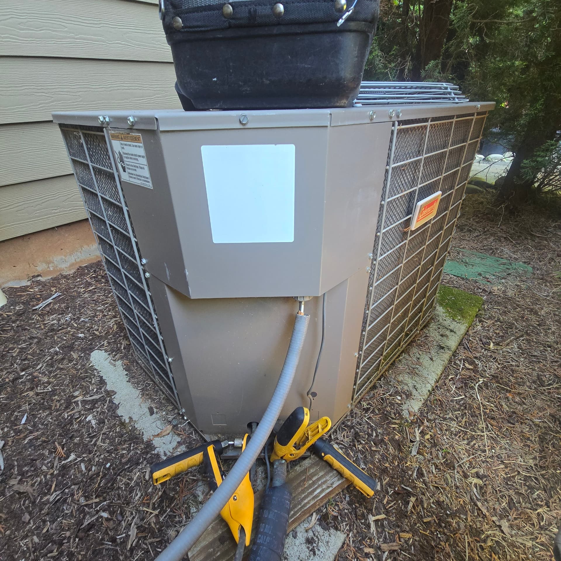 Gallery photos for AC Repair and Diagnostics on a Coleman System in Salem: Image #1
