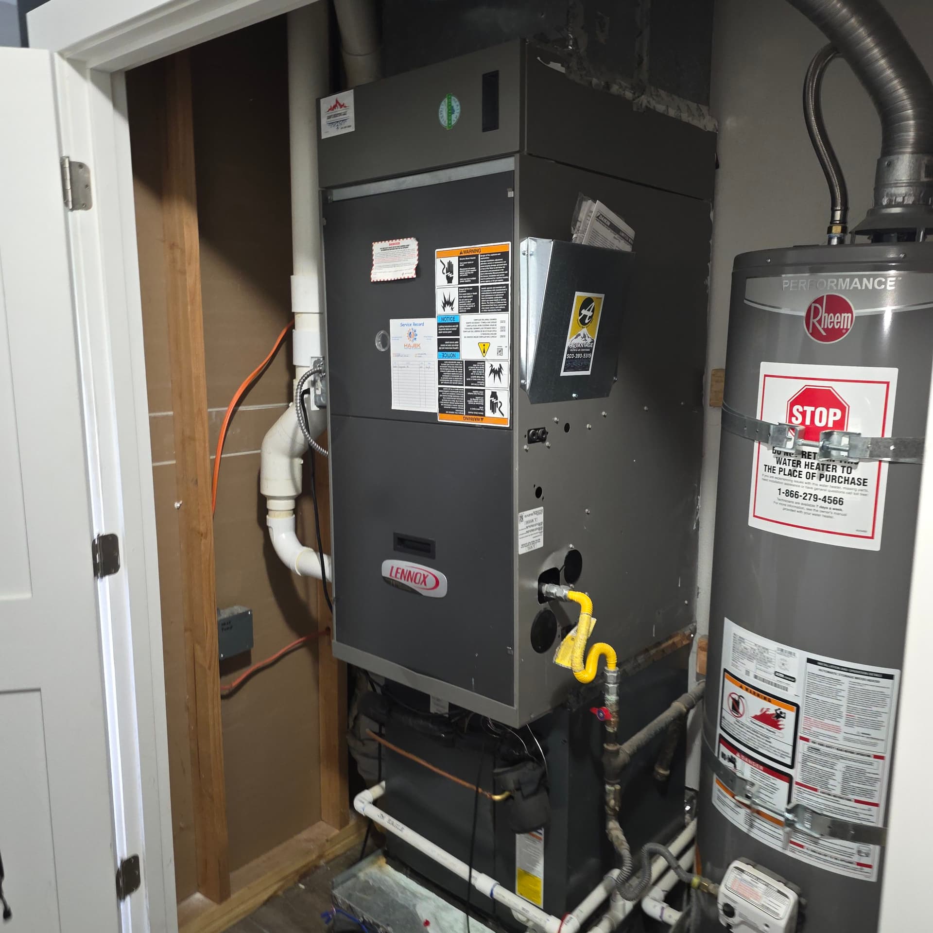 Gallery photos for Old Gas Furnace Swapped Out for a Brand New Lennox Elite: Image #2