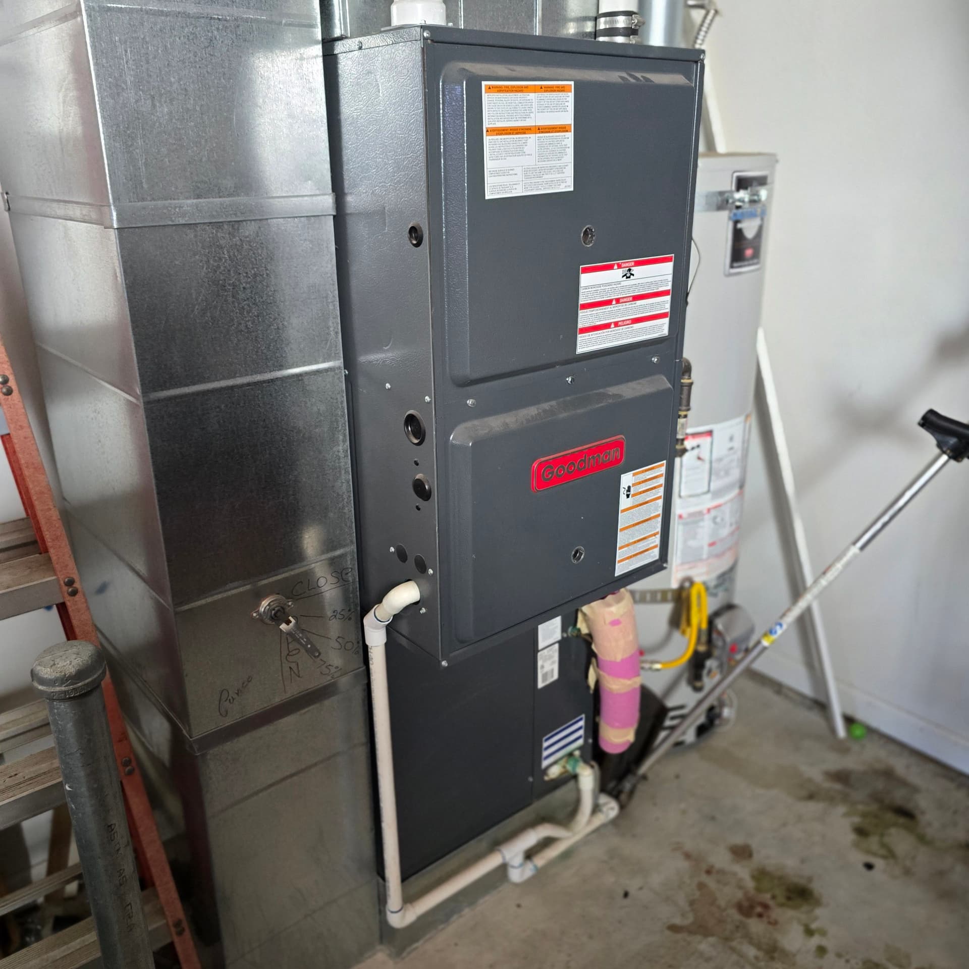 Goodman AC System Down During a Heat Wave - Back Up and Running image