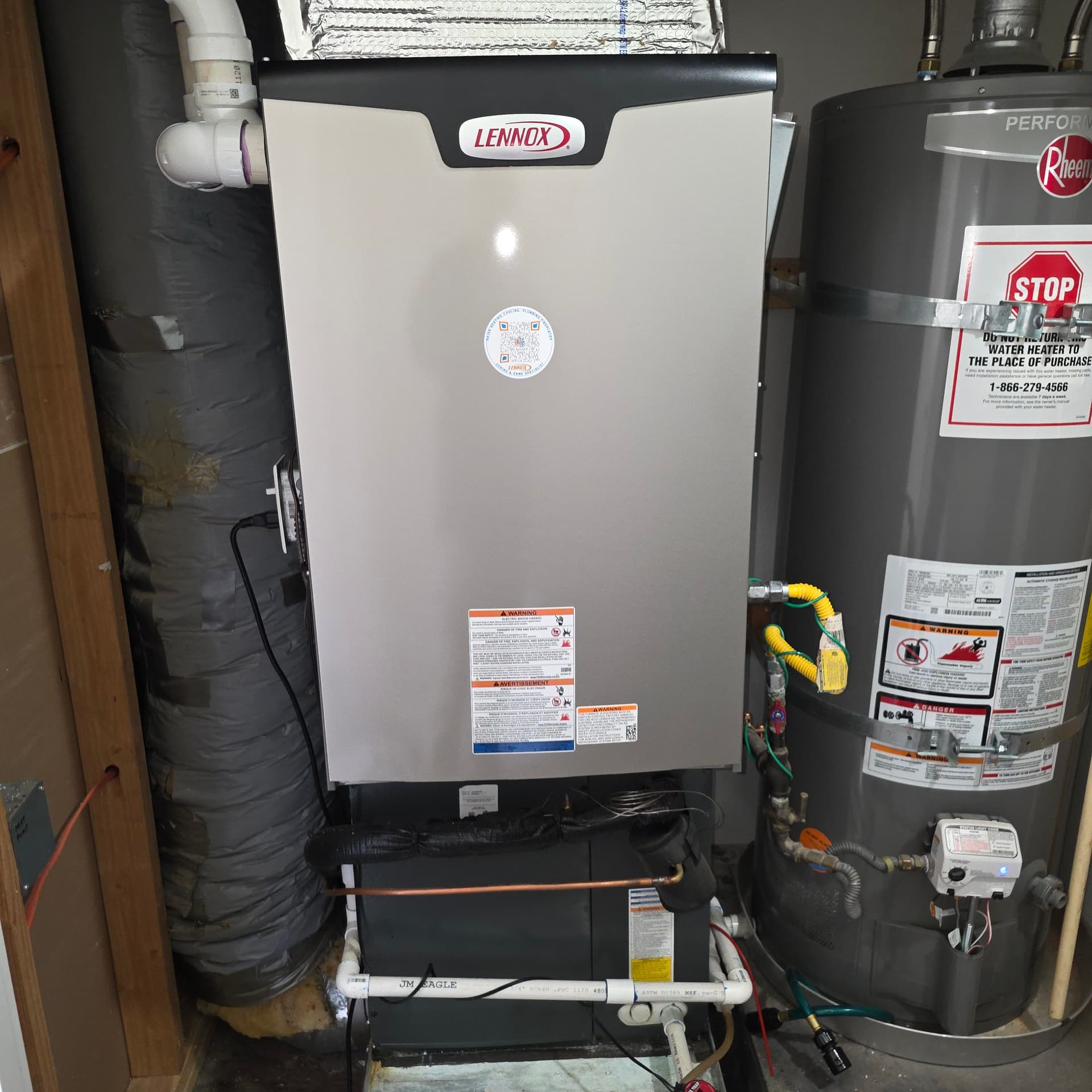 Old Gas Furnace Swapped Out for a Brand New Lennox Elite image