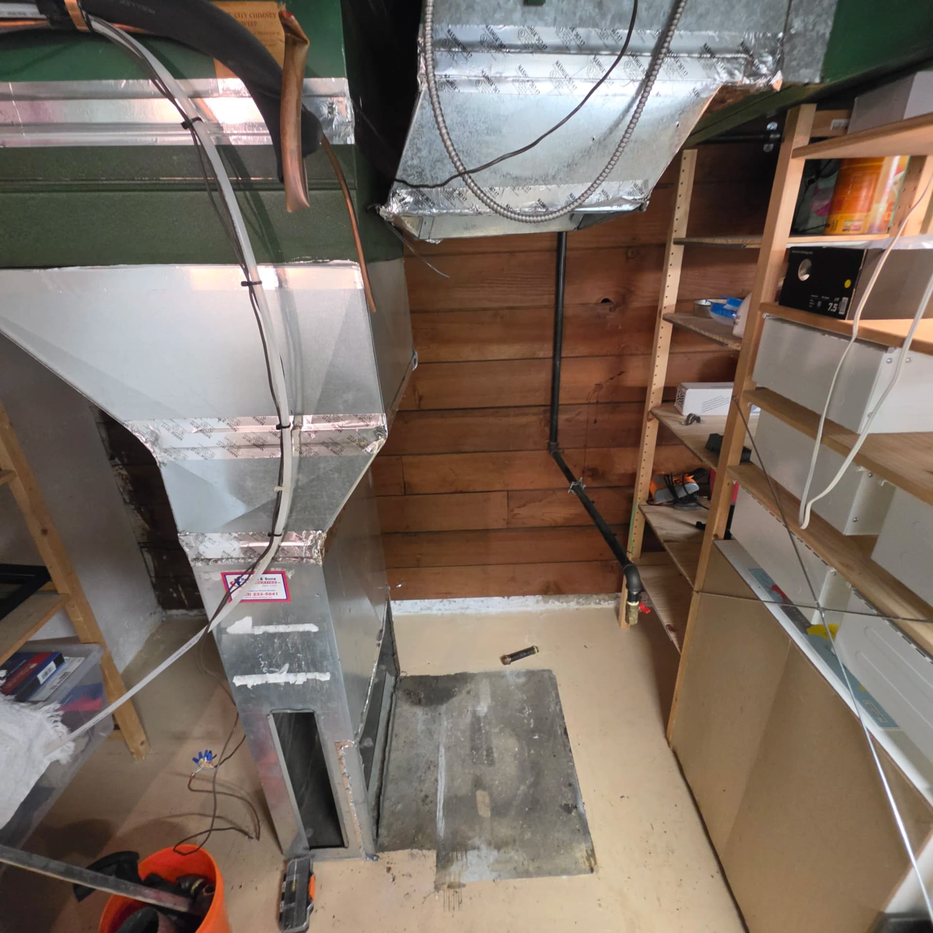 Gallery photos for Gas Furnace and AC Swapped for a High-Efficiency Variable-Speed Heat Pump in PDX: Image #3