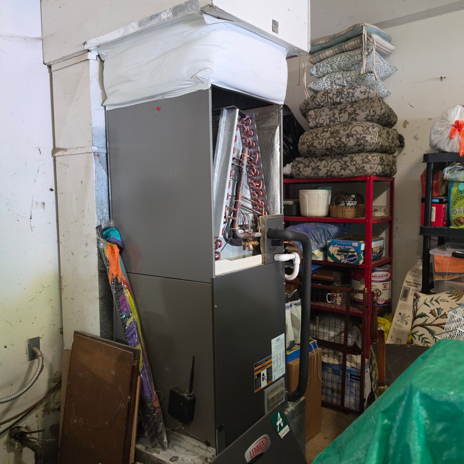 Gallery photos for AC Refrigerant Leak Search on a Lennox System: Image #1