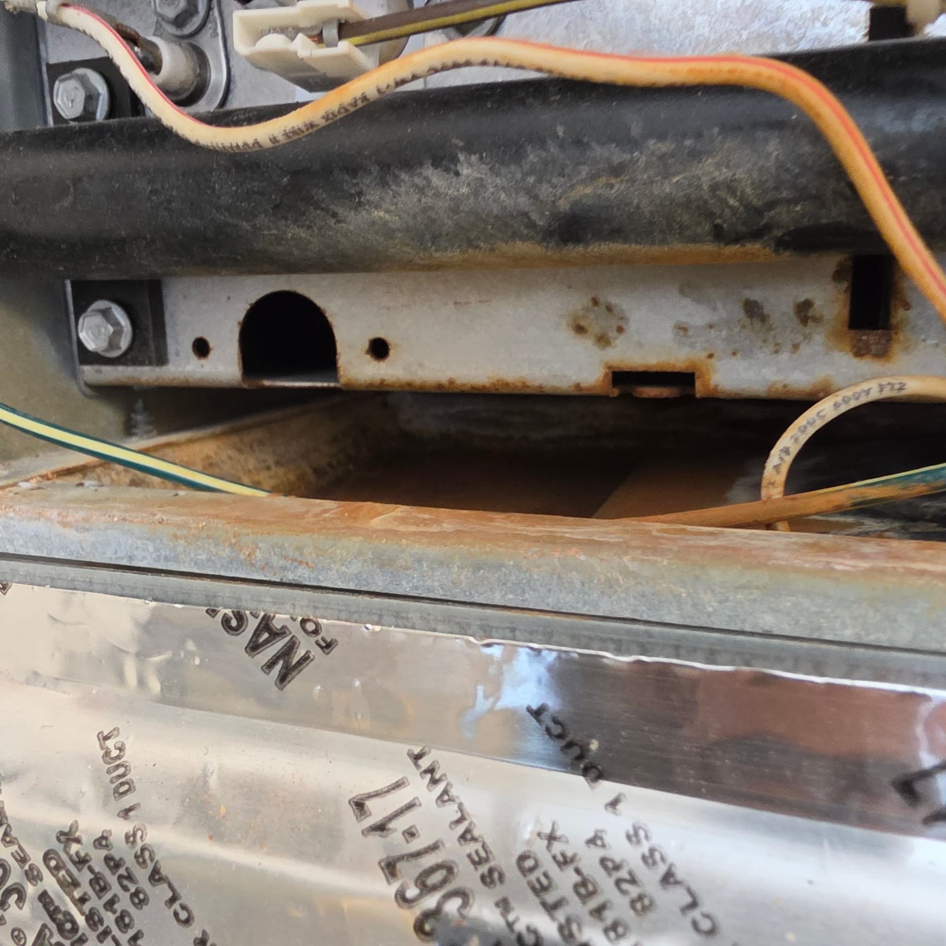 Gallery photos for Catching Rust Early on a Lennox Furnace and Carrier A/C in Salem: Image #1