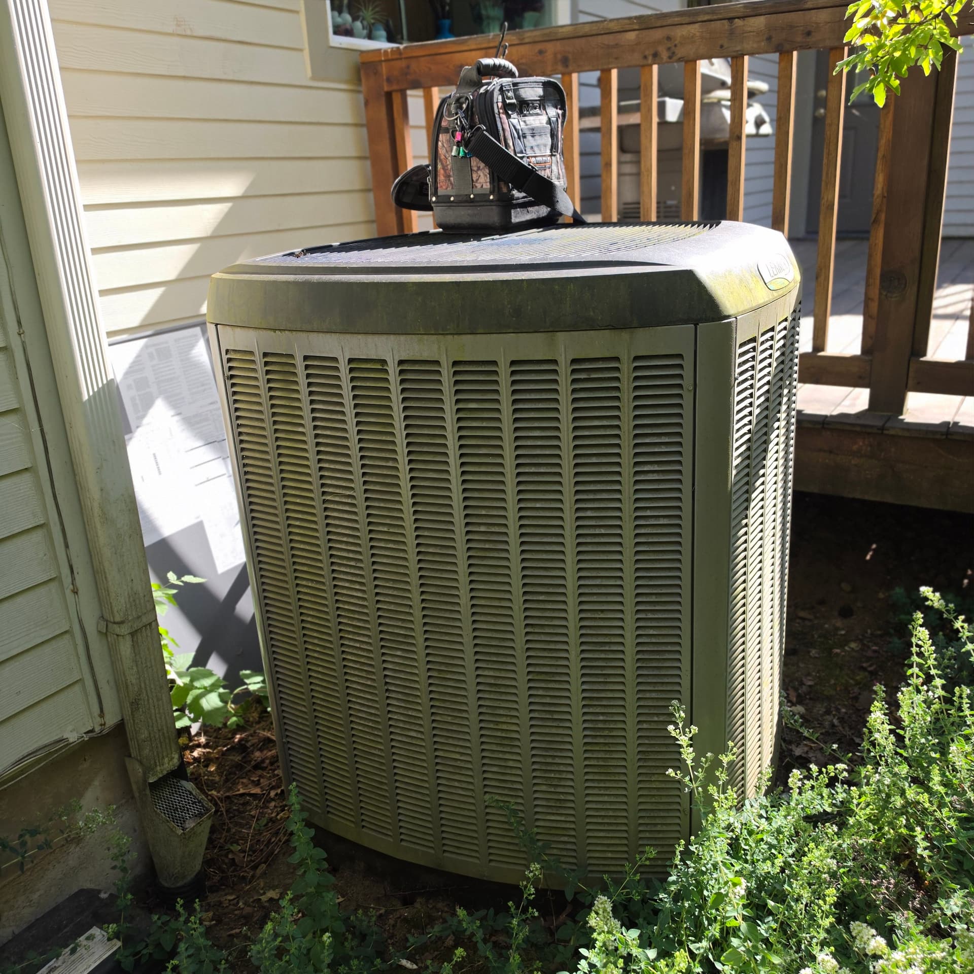 AC Refrigerant Leak Search on a Lennox System image